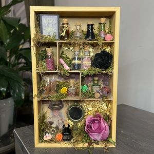 SOLD Handmade Mini Apothecary Shelf